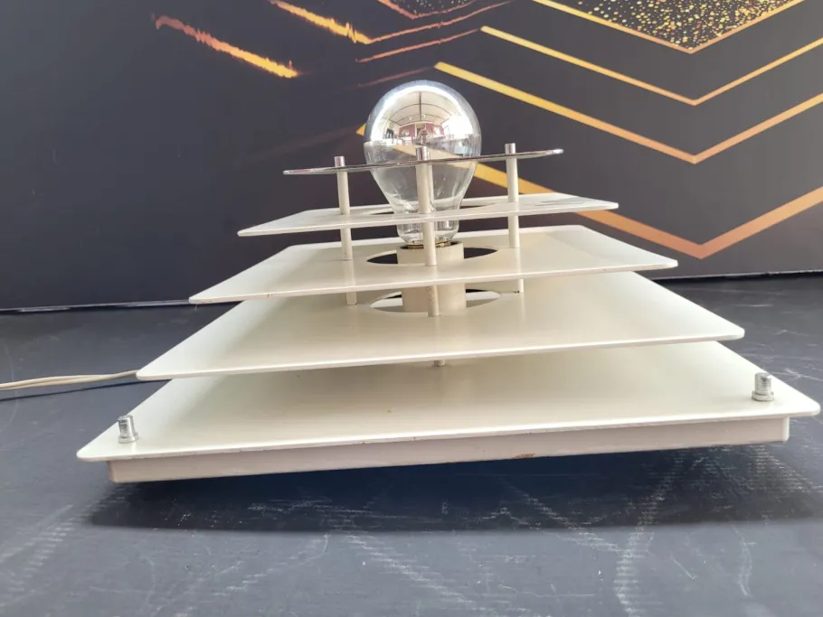 Hot Pamono Wall or Ceiling Lamp with Stepped Structure from Egoluce, 1970s