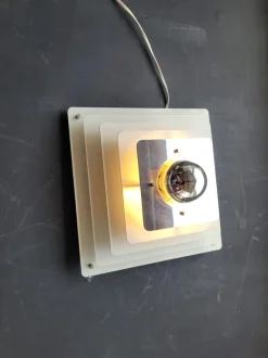 Hot Pamono Wall or Ceiling Lamp with Stepped Structure from Egoluce, 1970s