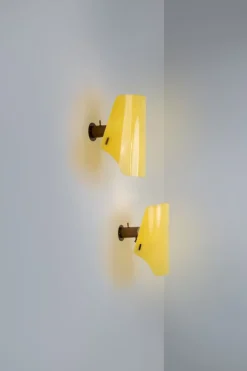 Pamono Wall Sconces by Gino Sarfatti for Arteluce, 1954, Set of 2