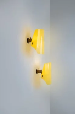 Pamono Wall Sconces by Gino Sarfatti for Arteluce, 1954, Set of 2