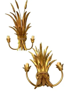 Pamono Wall Sconces by Hans Kögl, Set of 2