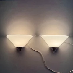 Best Pamono Wall Sconces from Glashütte Limburg, 1970s, Set of 2