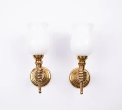 Clearance Pamono Wall Sconces from Maison Jansen, 1960s, Set of 2