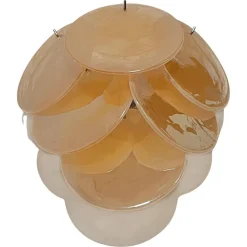 New Pamono Wall Sconces Murano Discs, 1990s, Set of 2