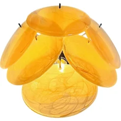 New Pamono Wall Sconces Murano Discs, 1990s, Set of 2