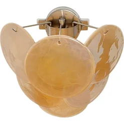 New Pamono Wall Sconces Murano Discs, 1990s, Set of 2