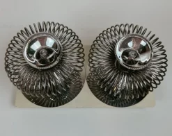 Pamono Wall Spring Lamps by Philippe Rogier for Gallery Oxar, 1970s, Set of 2