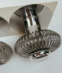 Pamono Wall Spring Lamps by Philippe Rogier for Gallery Oxar, 1970s, Set of 2