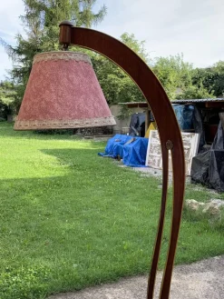 Discount Pamono Walnut Cocktail Cabinet Light from Wilhelm Krechlok KG, 1950s