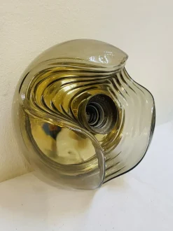 Clearance Pamono Wave Wall Lamp from Peill and Putzler, 1970s