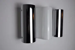 Clearance Pamono Wave Wall Light from Metalarte, Spain, 1970