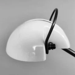 Outlet Pamono White Alina Table Lamp from Valenti Luce, Italy, 1970s