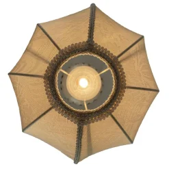 New Pamono White and Gold Porcelain Table Lamp, 1970s