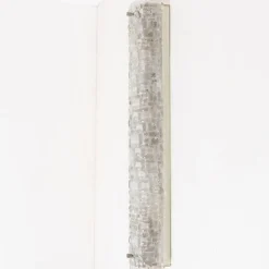 New Pamono White Bubbled Ice Glass Wall Light from Hillebrand, 1960