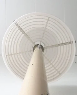 Pamono White Floor Lamp by Anders Pehrson, for Ateljé Lyktan, 1970s