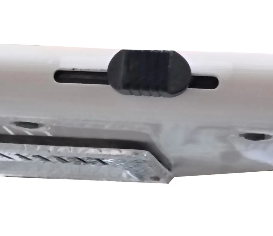 New Pamono White Floor Lamp by Bruno Gecchelin for Skipper Mezzaluna, Italy, 1970s