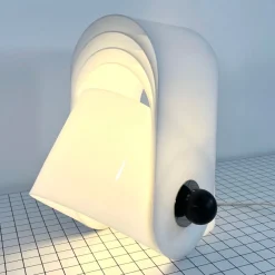 Clearance Pamono White Gherpe Lamp by Superstudio for Poltronova, 1968