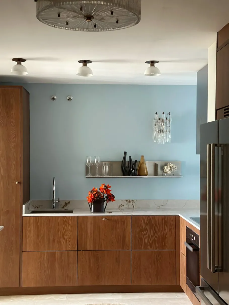 Hot Pamono White Kitchen Spotlights with Brass Fittings, Set of 3