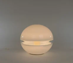 Discount Pamono White Lt 231 Table Lamp by Carlo Nason for A.V. Mazzega, 1970s