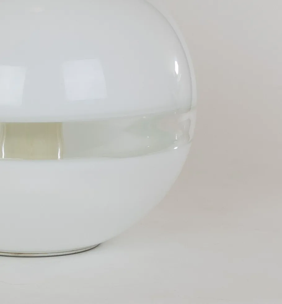 Discount Pamono White Lt 231 Table Lamp by Carlo Nason for A.V. Mazzega, 1970s