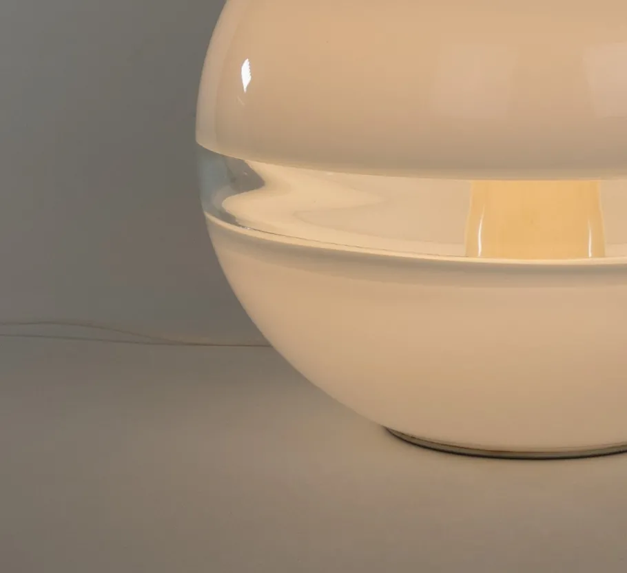 Discount Pamono White Lt 231 Table Lamp by Carlo Nason for A.V. Mazzega, 1970s