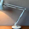 New Pamono White Metal Architects Articulated Desk Lamp by Ledu