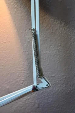 New Pamono White Metal Architects Articulated Desk Lamp by Ledu