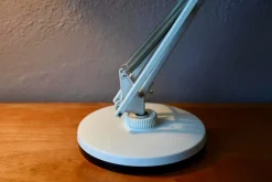 New Pamono White Metal Architects Articulated Desk Lamp by Ledu