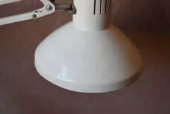 New Pamono White Metal Architects Articulated Desk Lamp by Ledu