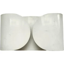 Pamono White Metal Foglio Wall Lamp attributed to Afra and Tobia Scarpa for Flos, 1970s