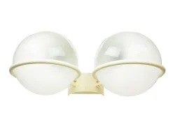 Best Pamono White Metal Model 238/2 Wall Light by Gino Sarfatti for Arteluce, 1960s