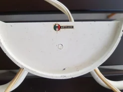 Best Pamono White Metal Model 238/2 Wall Light by Gino Sarfatti for Arteluce, 1960s