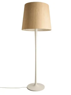 Pamono White Minimalist Floor Lamp from Staff Leuchten, 1970s
