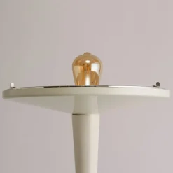 Pamono White Minimalist Floor Lamp from Staff Leuchten, 1970s