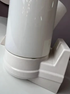 Pamono White Model 6070 Wall Lamps by Sigvard Bernadotte for IFÖ, Set of 2