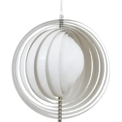 Discount Pamono White Moon Lamp by Verner Panton for Louis Poulsen, 1960s