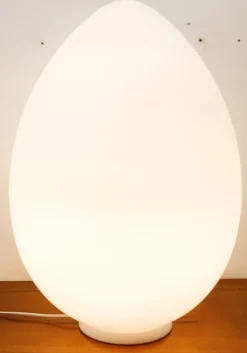 Best Pamono White Murano Egg Table Lamp