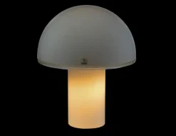 New Pamono White Murano Glass Table Lamp from Vetri Murano, Italy