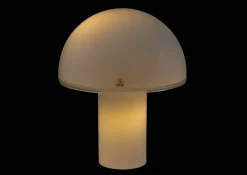 New Pamono White Murano Glass Table Lamp from Vetri Murano, Italy