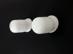 Clearance Pamono White Oblique Wall Lights from Arno, 1960s, Set of 2