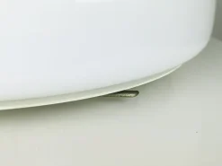 Sale Pamono White Opaline Glass and Metal Velella Ceiling Lamp by Achille Castiglioni for Flos, 1960s