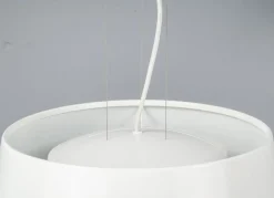 Discount Pamono White Painted Lamp from IKEA