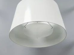 Discount Pamono White Painted Lamp from IKEA