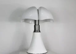 Best Pamono White Pipistrello Table or Floor Lamp by Gae Aulenti for Martinelli Luce, 1965