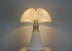 Best Pamono White Pipistrello Table or Floor Lamp by Gae Aulenti for Martinelli Luce, 1965