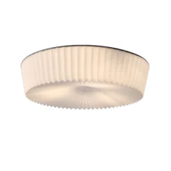 Clearance Pamono White Plastic Plisse Ceiling Lamp from Erco, 1960s