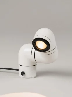 Hot Pamono White Tatu Wall Lamp by André Ricard