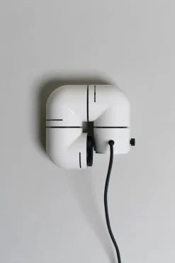 Hot Pamono White Tatu Wall Lamp by André Ricard