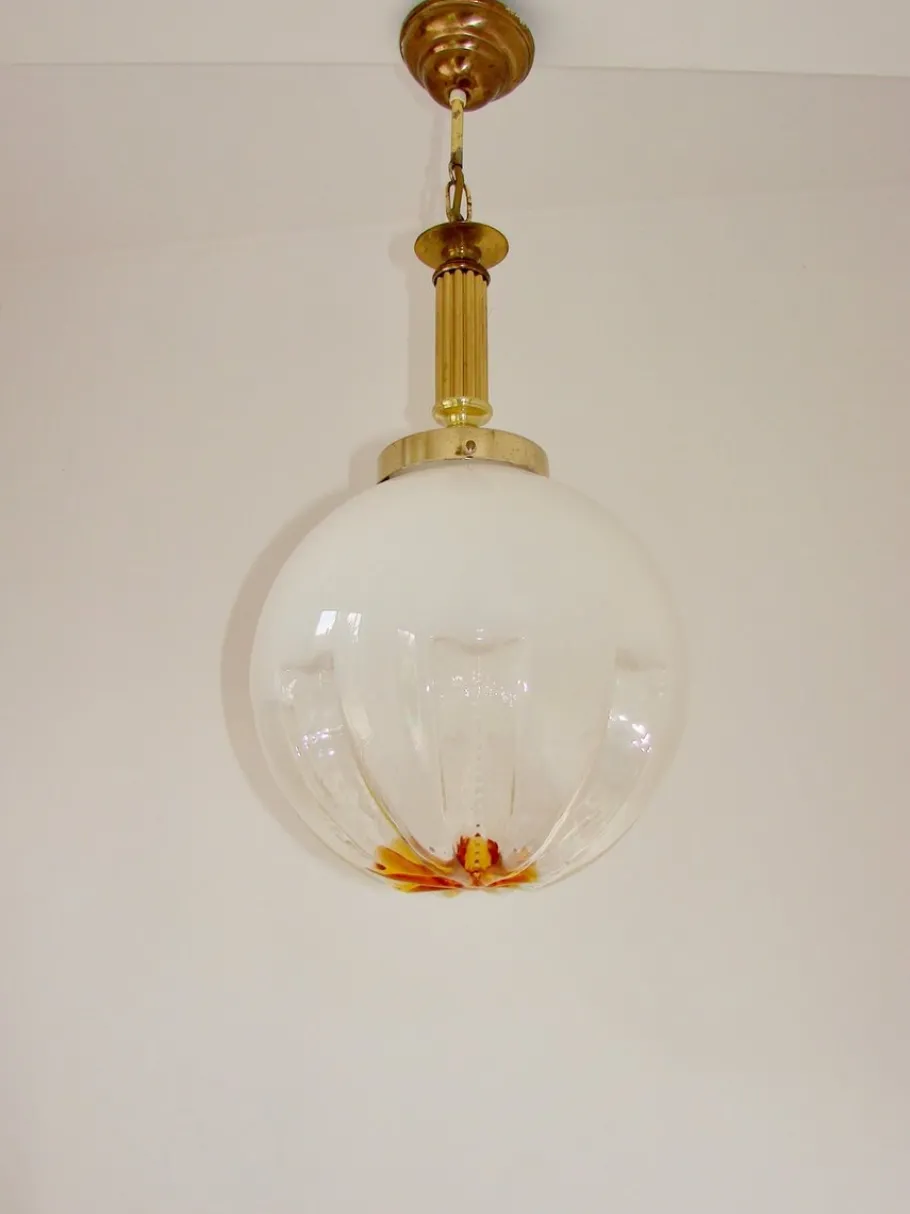 Best Pamono Wlochy Pendant Lamp from Mazzega, 1970s