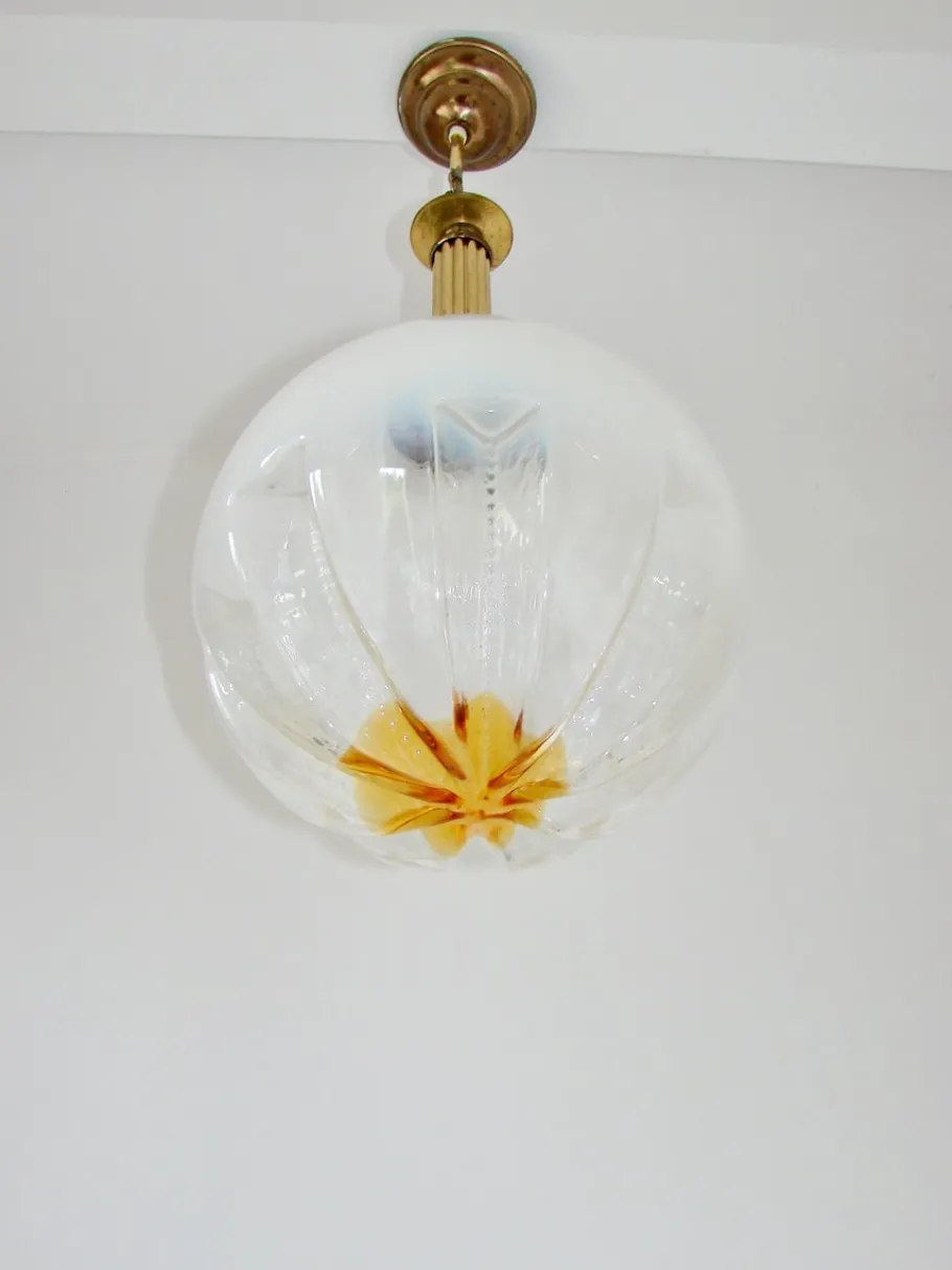 Best Pamono Wlochy Pendant Lamp from Mazzega, 1970s